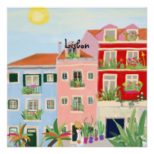 Lisbon travel colourful