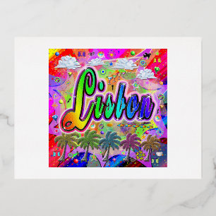 Lisbon Vista Express Postcard