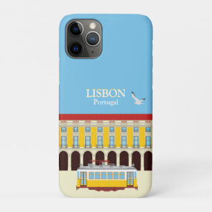 Lisbon yellow tram vintage style Case-Mate iPhone case