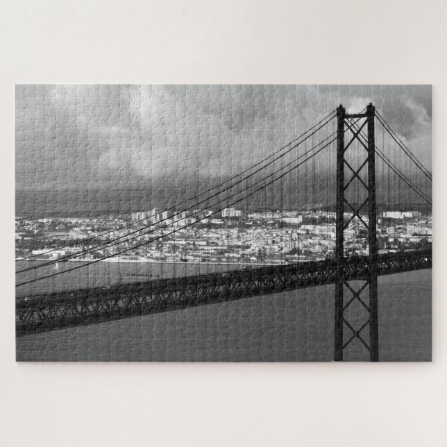 Lisbon's skyline jigsaw puzzle (Horizontal)