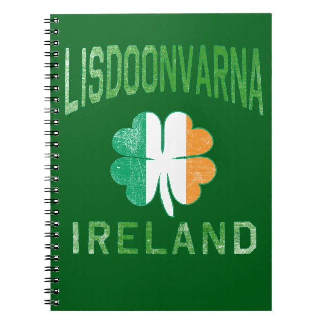 LISDOONVARNA Ireland Spiral Notebook (Front)