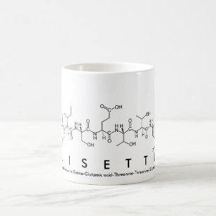 Lisette peptide name mug