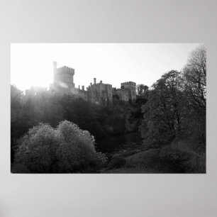 Lismore castle over the clean blackwater poster