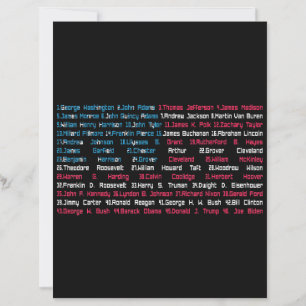 List 46 US Presidents of the United States Fun His