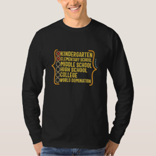 List Elementary School Graduation Apparel T-Shirt