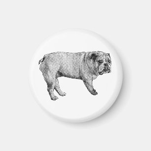List-Keeper Bulldog Magnet