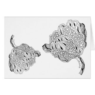 Listakora Flower Card with Envelope