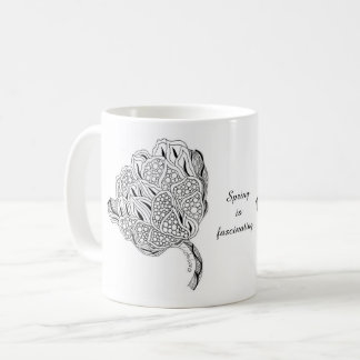 Listakora Flower Coffee Mug - Customisable