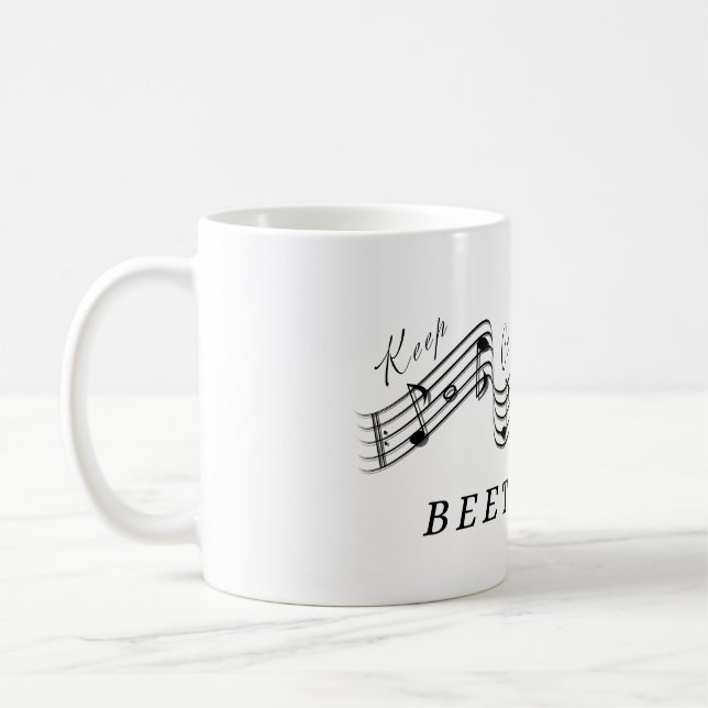 Listen Beethoven Best Classical Music Composer Coffee Mug (Left)