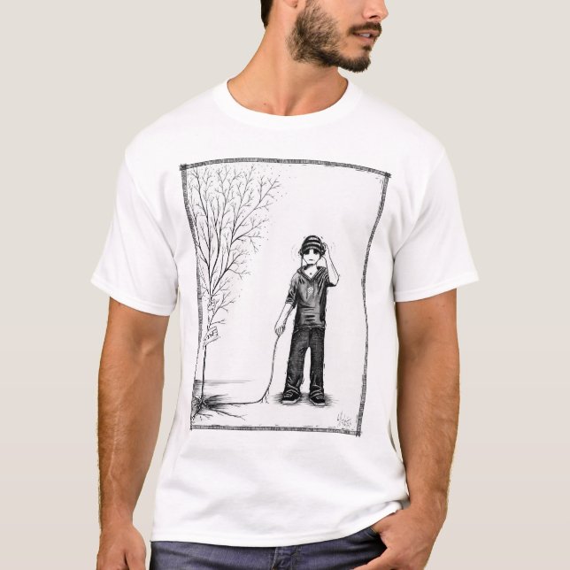 "Listen" by Kelly Halpin T-Shirt (Front)