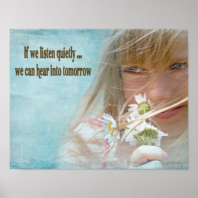 Listen Quietly Poster (Front)
