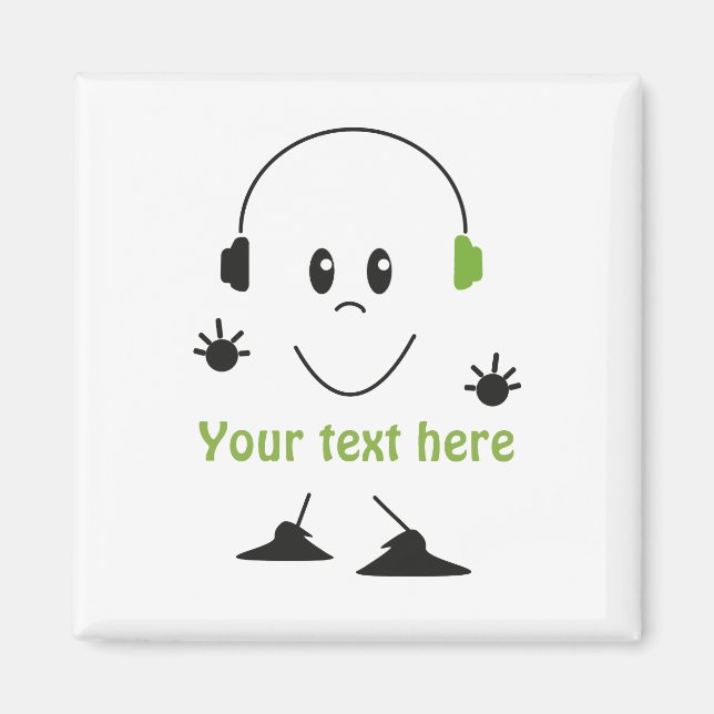 Listen to the music Magnet (Front)