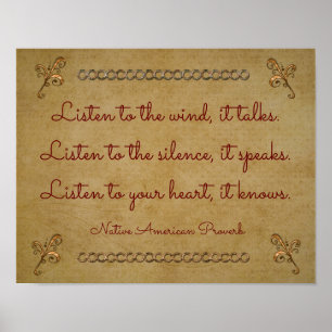 Listen To The Wind -- art print