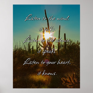 Listen to the Wind Poster