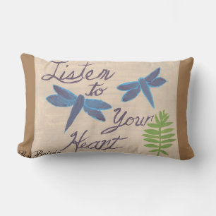 listen to your heart lumbar cushion