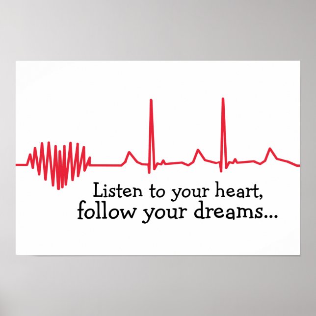 Listen to Your Heart Poster (Front)