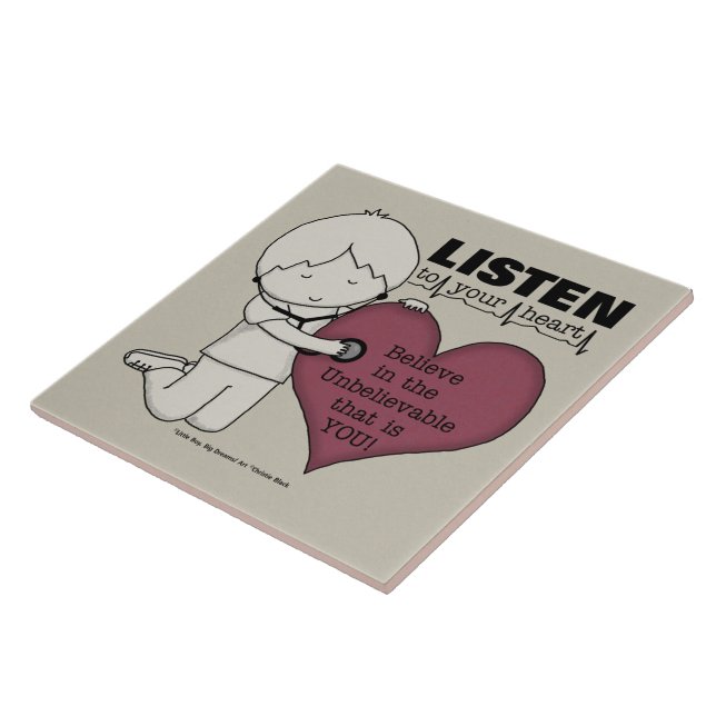 Listen to Your Heart Tile (Side)