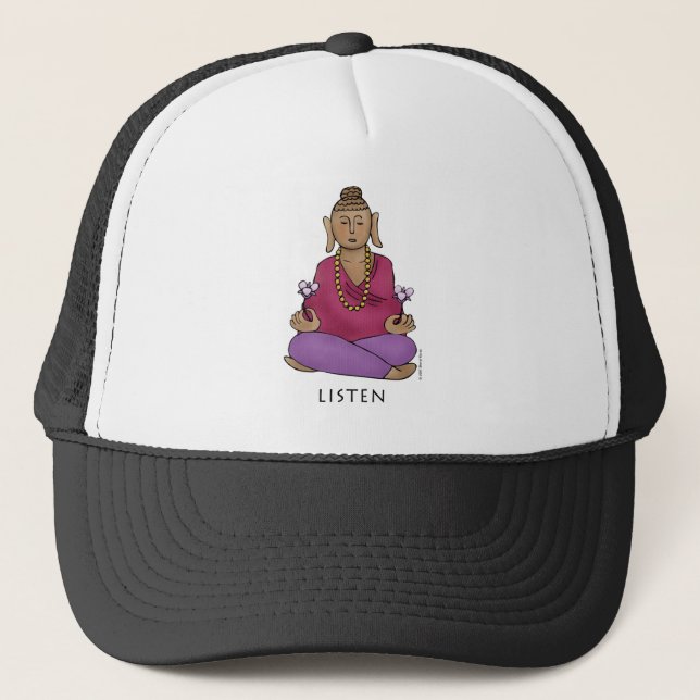 Listen Trucker Hat (Front)