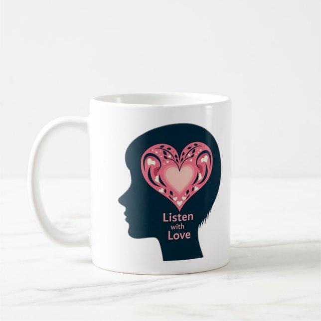 Listen with Love Mug Cups (Left)