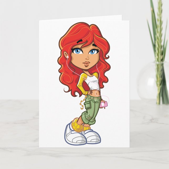 Listening to Music Greeting Cards (Creator Uploaded)