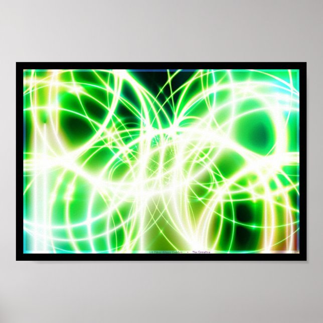 Lit Fiber Glass Cables Poster (Front)