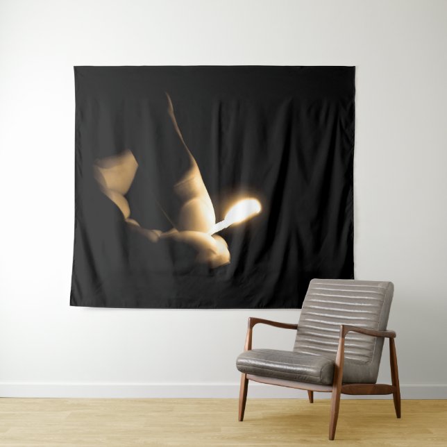 Lit Match Tapestry (In Situ (Horizontal))