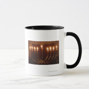 Lit menorah, Israel Mug
