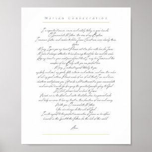 Litany of the Sacred Heart Poster