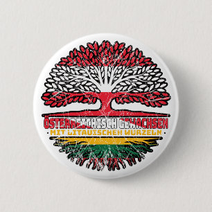 litauen litau Österreichisch Österreich Baum 6 Cm Round Badge