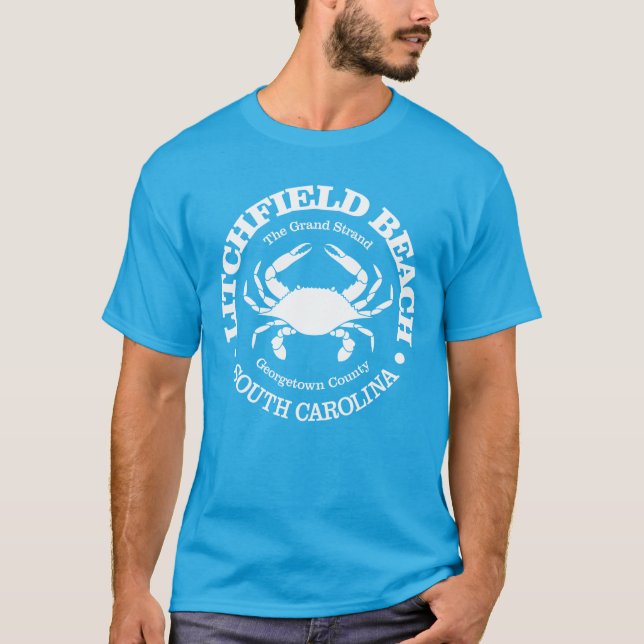 Litchfield Beach (crab) T-Shirt (Front)