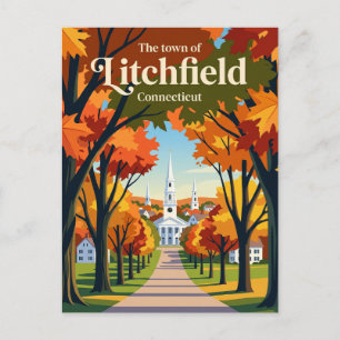 Litchfield Connecticut Postcard