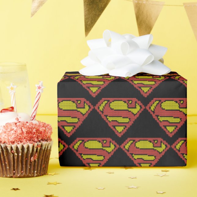 Lite-Brite S-Shield Wrapping Paper (Birthday Party)