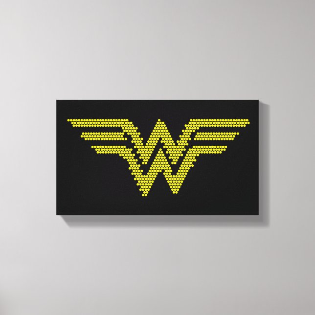 Lite-Brite WW Symbol Canvas Print (Front)