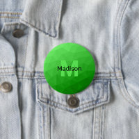 Lite green gradient geometry mesh pattern Monogram