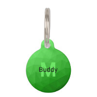 Lite green gradient geometry mesh pattern Monogram