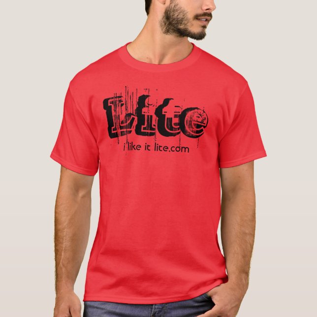 Lite, i like it lite.com T-Shirt (Front)