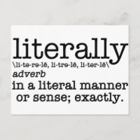 Literally Definition English Grammar