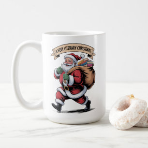 Literary Christmas Book lover Gift add name Coffee Mug