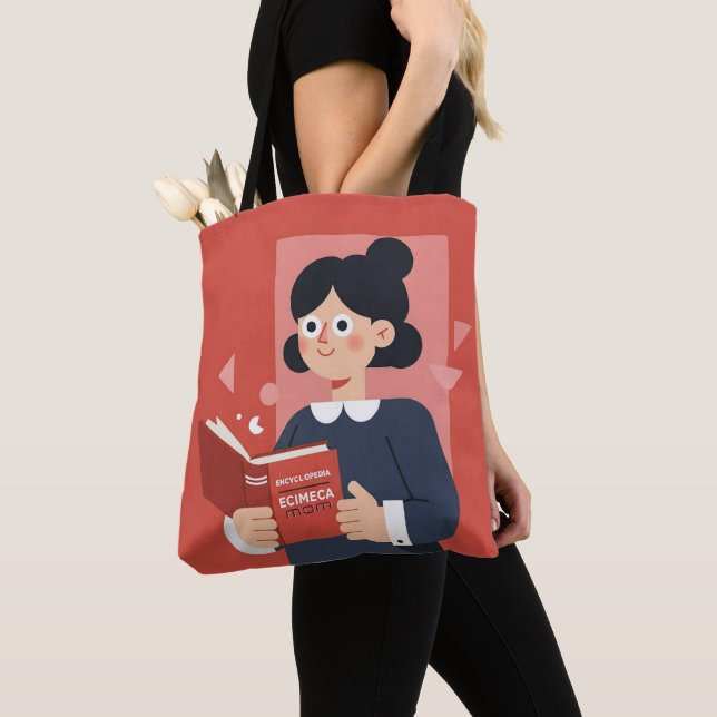 Literary Escape: Bookworm's Delight Tote bag (Close Up)