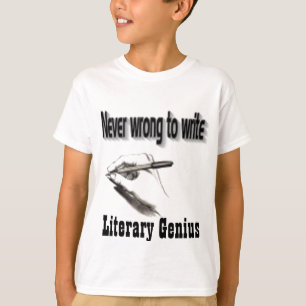 literary genius t-shirts