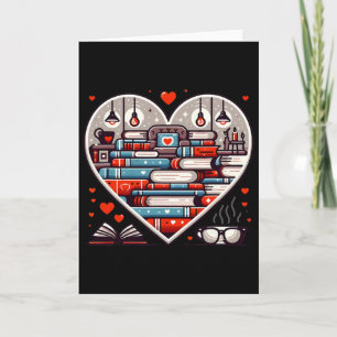 Literary Love Valentine's For The Book Enthusiast Card