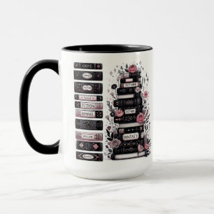 Literary Lover Ceramic Mug, Crime Fiction Romance Mug