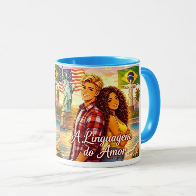 Literary Mug The Language of Love  (Front Right)