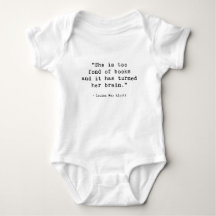 Literary Nerdy Reader Baby Outfit