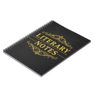 Literary Notes – Dark Academia Notebook
