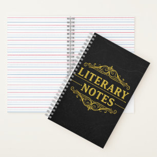 Literary Notes – Dark Academia Notebook