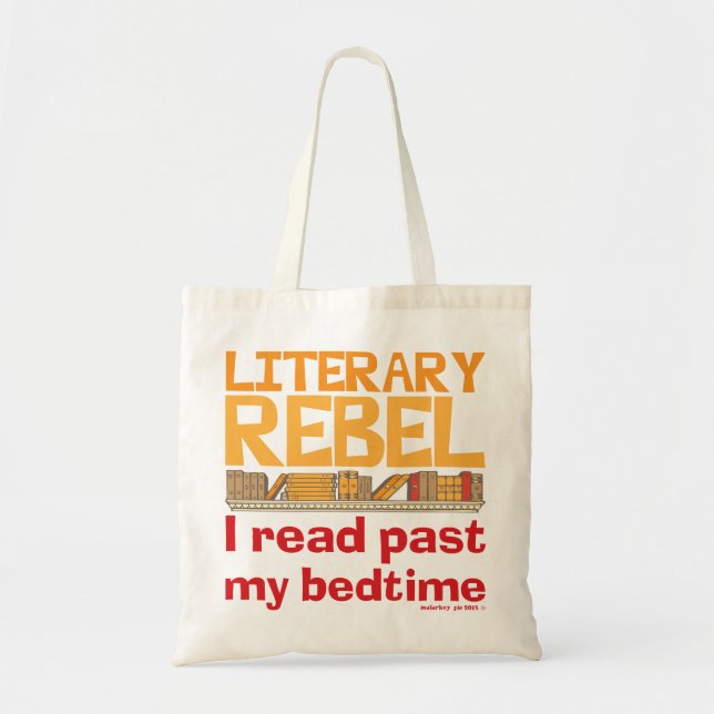 Literary Rebel Tote Bag (Front)