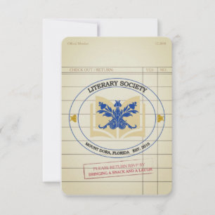 Literary Society Bookmark