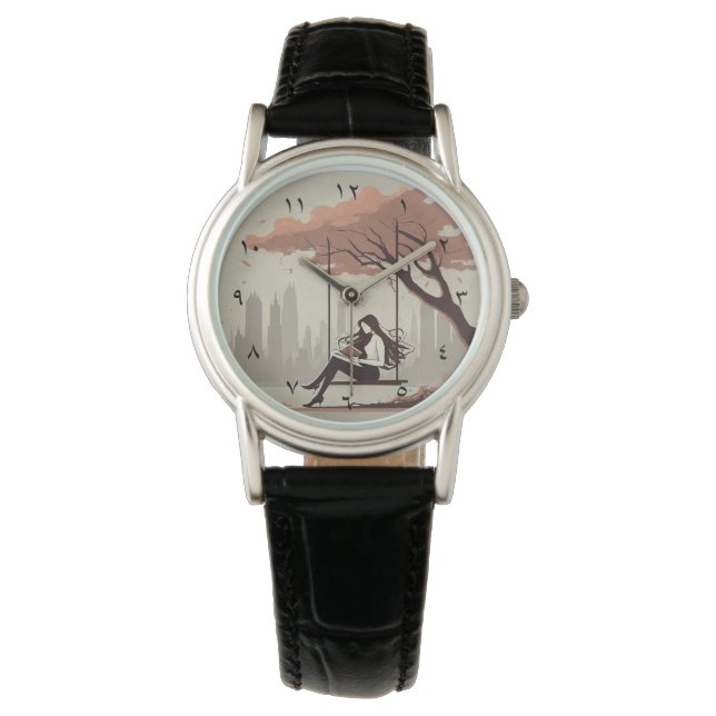 "Literary Timepiece" wrist watch (Front)