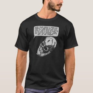 Literature Shakespeare Poor Yorick Skull Shakespea T-Shirt